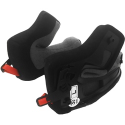Nolan N87 Plus, Wangenpolster - Schwarz/Rot - XXL
