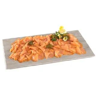 DIE RÄUCHEREI Räucherlachsfilet kalt geräuchert geschnitten, TK Ware Inhalt 2x 400g
