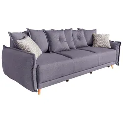 Schlafsofa Lazy Lukka Hellgrau