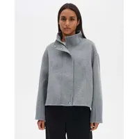 Someday Relaxed Fit Wolljacke mit Kaschmir-Anteil Modell VARAH PURE', Silber, 42