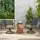 Costway Gartenstuhl 70 x 60 x 92 cm schwarz/khaki 2 St.