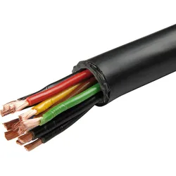 HERTH&BUSS Elektroleitung, FLYY 9x 1,5 + 4x 2,5 mm2, PVC schwarz - 51275682000 - schwarz