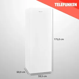 Telefunken Gefrierschrank groß Tiefkühlschrank freistehend 248 Liter 4*-Gefrieren F-GS-175-E-W weiß