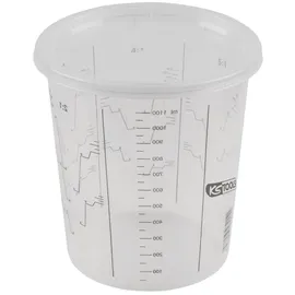 KS Tools 500.8057 Einweg-Farbmischbecher mit Deckel, 650 ml, 25-Pack