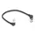 DeLock 80291 RJ45 Patchkabel CAT 6a S/FTP oben / unten gewinkelt, 0,25 m Schwarz