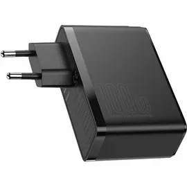 Baseus GaN2 Pro Quick Charger (100 W), USB + 2x USB-C 100W EU Schwarz