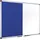 Bi-Office Kombitafel 90 x 60 cm blau/weiß
