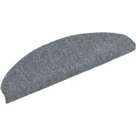 vidaXL Stufenmatten Selbstklebend 15 Stk. 65x21x4 cm Hellgrau