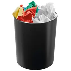 HAN Flammhemmend Papierkorb 13,0 l schwarz