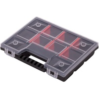 Mivos Sortimentskasten 8” für Zubehör und Kleinteile - Schraubenbox mit 11 Fächer zur Aufbewahrung - Kleine Sortimentsbox 195 x 155 x 35 mm - Sortierkasten - Sortierbox Made in EU