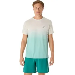 ASICS Herren T-Shirt SEAMLESS SS TOP, BIRCH/OASIS GREEN, S