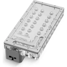 EK Water Blocks EKWB EK-QuantumX Loophole Distroplate D5 PWM - silber, Wasserkühlung Ausgleichsbehälter