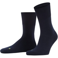 Falke Unisex Socken Run SO Baumwolle Funktionsmaterial einfarbig 1 Paar, Blau (Marine