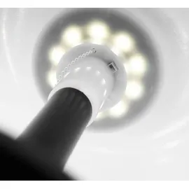 Kynast Solar LED Tischlampe schwarz 2-Lichtstufen Auflenbereich