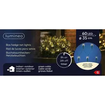 Lumineo Lichterkettennetz LED 5 m Warmweiß