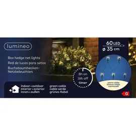 Lumineo Lichterkettennetz LED 5 m Warmweiß