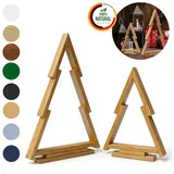 Floranica Tannenbaum 2er-Set Natur