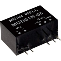 MeanWell Mean Well MDD01M-12 DC/DC-Wandlermodul 42mA 1W Anzahl Ausgänge: