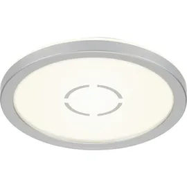 Briloner Slim LED Panel 1 rund silber