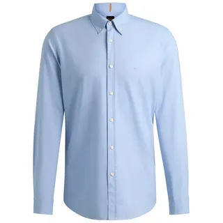 Boss Rickert M 10260292 Langarmhemd Open Blue L