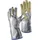 JUTEC Hitzeschutzhandschuhe 5-Finger Universalgröße gelb/silber m.alumin.Preox-Aramid