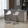 Homcom Barhocker 2er-Set 40 x 42 x 82-104 cm Weiß