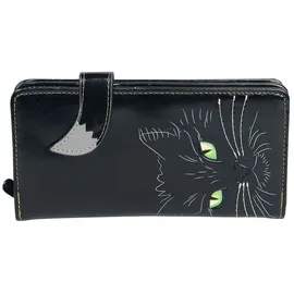 Nemesis Now Lucky Cat Geldbörse Damen schwarz