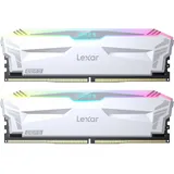 Lexar ARES RGB White DIMM Kit 32GB, DDR5-6400, CL32-38-38-76, on-die ECC (LD5EU016G-R6400GDWA)