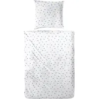 Primera Bettwäsche »Soft-Seersucker Bettwäsche Konfetti«, mit kleinen Punkten Blau