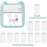 Mini-taschenfotodrucker, Tragbarer Thermodrucker, 203 Dpi, Kabellose Bluetooth-verbindung Für Fotos