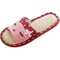 Unisex Gästepantoffeln - Plüsch Pantoffeln rutschfeste Innenbereich Cozy Slippers Flauschige Schlappen Damen Retro-Mode Filz Hausschlappen Frauen Herren Heim Hausschuhe rutschfeste Flache Slippers - 38 EU