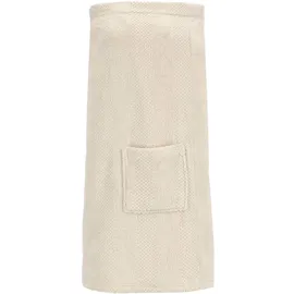 VOSSEN Saunakilt Sarina 80 x 140 cm Baumwolle Beige Sand