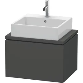 Duravit L-Cube 62x47,7cm, graph ma, f Konsole, 1 Auszug