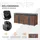 ML-Design Mülltonnenbox 4er 264 x 80 x 116,3 cm anthrazit