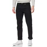 Levi's 502 Jeans Tapered Fit in schwarzem Nightshine W33 / L32