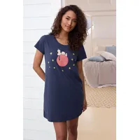Peanuts Nachthemd mit Snoopy-Druck Blau 40/42