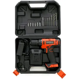 KRAFT&DELE Akku Bohrschrauber Akkuschrauber Li-Lon 18V LED 2 Gang Koffer Bohrer (KD1572)