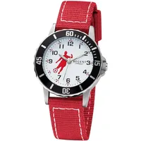 REGENT F 1376 Gehäusefarbe rot Textilarmband rot