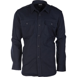 Mil-Tec Ripstop Feld, Hemd - Dunkelblau - 3XL