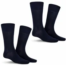 Kunert Socke Comfort Cotton 2-Pack Blau 43-46