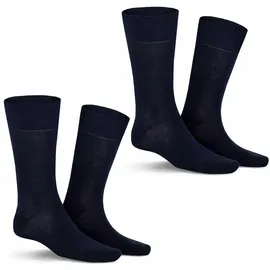 Kunert Socke Comfort Cotton 2-Pack Blau 43-46