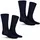 Kunert Socke Comfort Cotton 2-Pack Blau 43-46