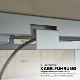 bümö Schreibtisch XDLR Buche / Graphit