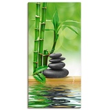 Artland Wandbild »Spa Konzept Zen Basaltsteine«, Zen, (1 St.), grün