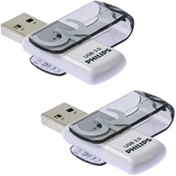Philips Vivid grau 32GB, USB-A 3.0, 2er-Pack (FM32FD00D/10)