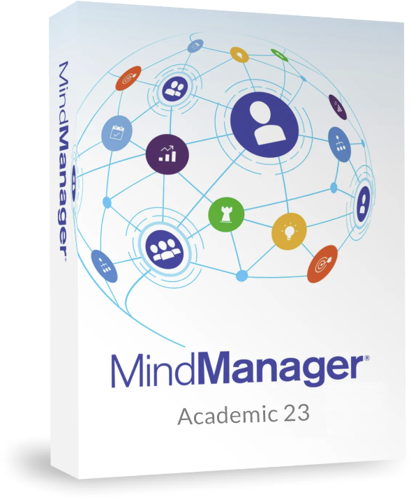 MindManager Academic 23 (inkl. Version 22 fu?r Mac) fu?r Studium