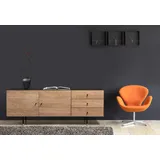 Woodman Sideboard »Daniel«, Kommode mit Soft Close Funktion, Breite 180 cm, schwarz