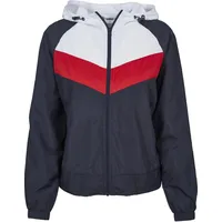 URBAN CLASSICS 3-tone Parka Navy / White / Red XS