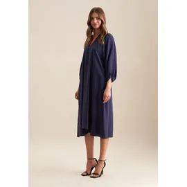 Seidensticker Sommerkleid Unifarben Blau 38