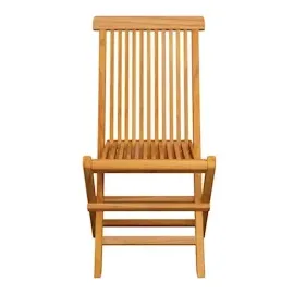 vidaXL Gartenstühle mit Grauen Kissen 6 Stk. Massivholz Teak